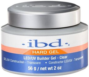 Гель IBD LED/UV Builder Gel конструирующий, 56 г clear