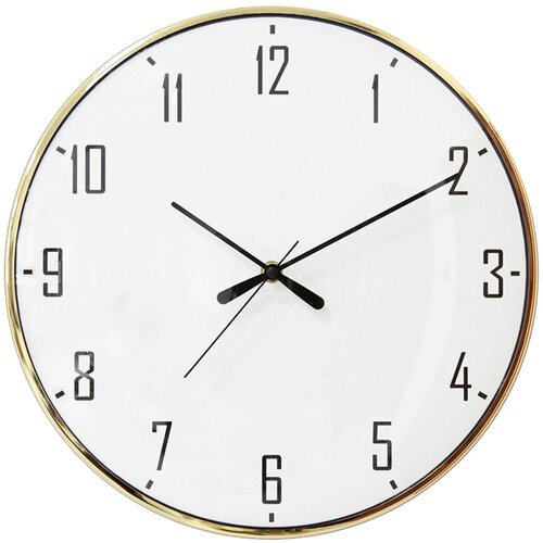 Часы настенные Apeyron ML200-915 ø33 см металл цвет золотой