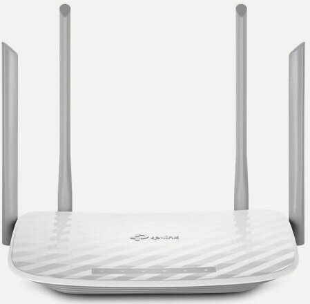 Изображение товара Роутер WiFi TP-LINK Archer A5 до 867 Мбит/с на 5 ГГц + до 300 Мбит/с на 2,4 ГГц, 802.11ac/a/b/g/n, кнопка WPS, 5 100 Мбит/с портов, 4 фиксированных ан