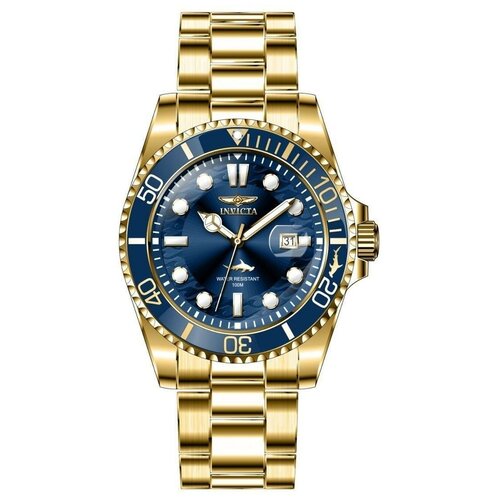 фото Наручные часы invicta men's pro diver 43mm gold tone stainless steel quartz watch, gold (model: 30024)