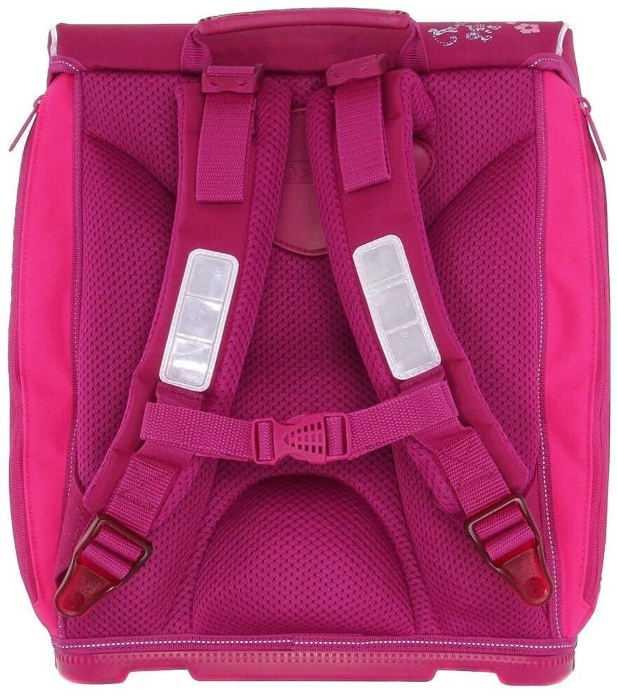 Ранец Herlitz, Sporti Flower Princess без наполнения розовый/бордовый - фото №5