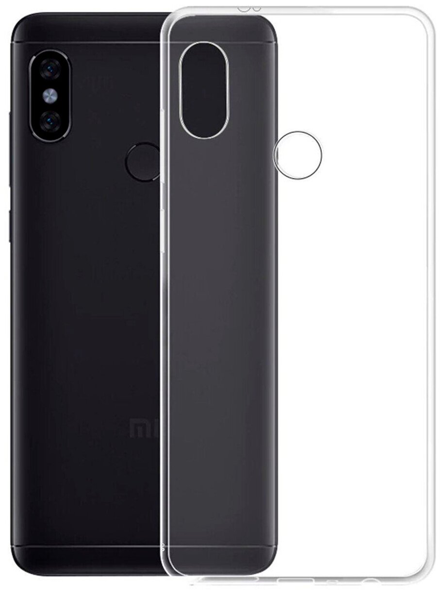 Защитный чехол на Xiaomi Redmi Note 6, Note 6 Pro, Сяоми Редми Ноут 6, Ноут 6 Про прозрачный