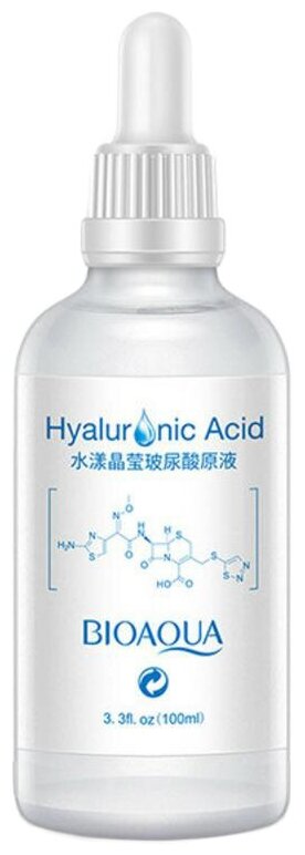BioAqua Hyaluronic Acid Увлажняющая эссенция для лица с гиалуроновой кислотой, 100 мл