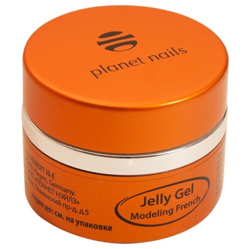 Planet nails краска гелевая Modeling French Jelly Gel, 30 г, 30 г