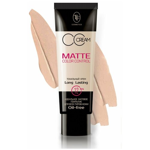 tf тональный крем matte color control тон 905 TF Cosmetics CC крем Matte Color Control, 40 мл/35 г, оттенок: 902 слоновая кость