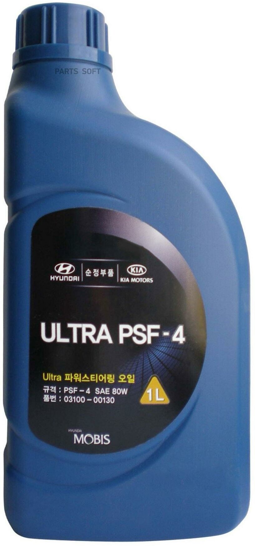 Жидкость гидроусилителя hyundai/kia ultra psf-4 синтетическое зеленый 1 л 03100-00130