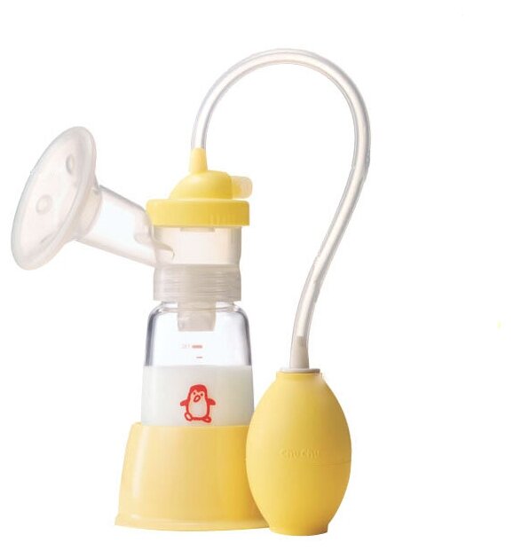 JEX Chu-Chu Молокоотсос ручной Manual Breast Pump с резервуаром-бутылкой 150 мл.