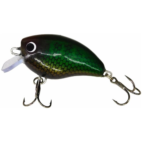 фото Воблер крэнк плавающий трюльник из дерева (36мм. 4,4гр.) от зябликова заглубление до 1.5м. на щуку на окуня на судака снасть для спиннинга