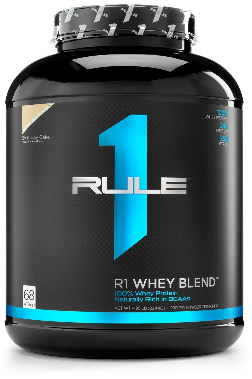 RULE ONE Whey Blend Синий 2270 г (Birthday Cake)