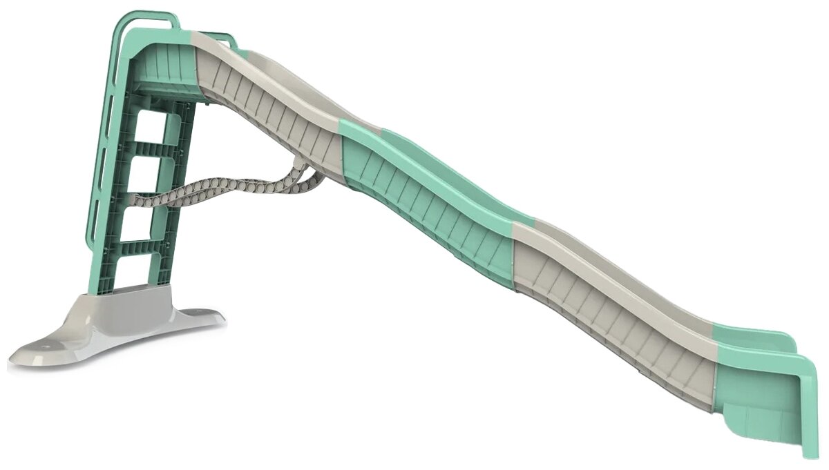 Горка Мега 01450/4 зеленый/серая 150х79х4000мм