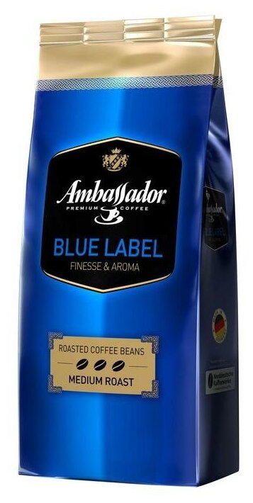 фото Кофе в зернах Ambassador Blue Label