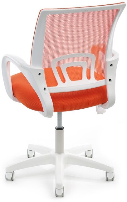 Кресло офисное CHAIRMAN 696 Россия белый пластик TW-16/TW-66 оранжевый - фотография № 19
