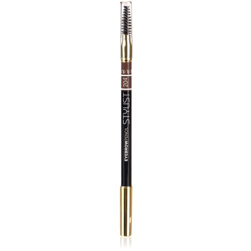 TF Cosmetics Карандаш для бровей Eyebrow Pencil Stylist, оттенок 204 серо-коричневый