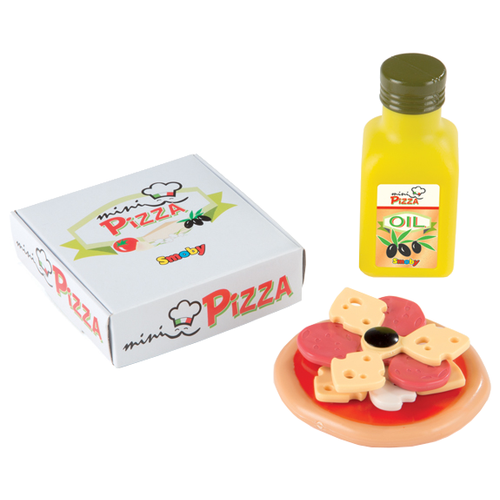 Набор продуктов с посудой Smoby Мини пицца/бургер 24004 разноцветный набор продуктов с посудой xing jia toys пицца 6623325 разноцветный