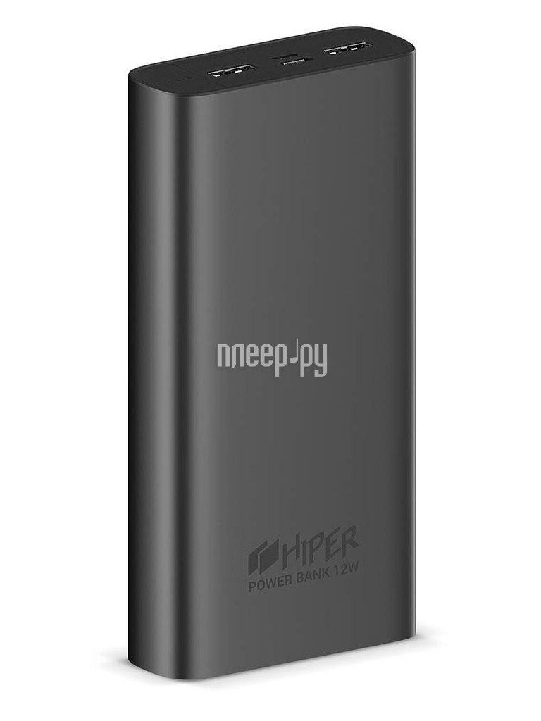 Внешний аккумулятор (Power Bank) HIPER Metal20K, 20000мAч, темно-серый [metal 20k space gray] - фото №16