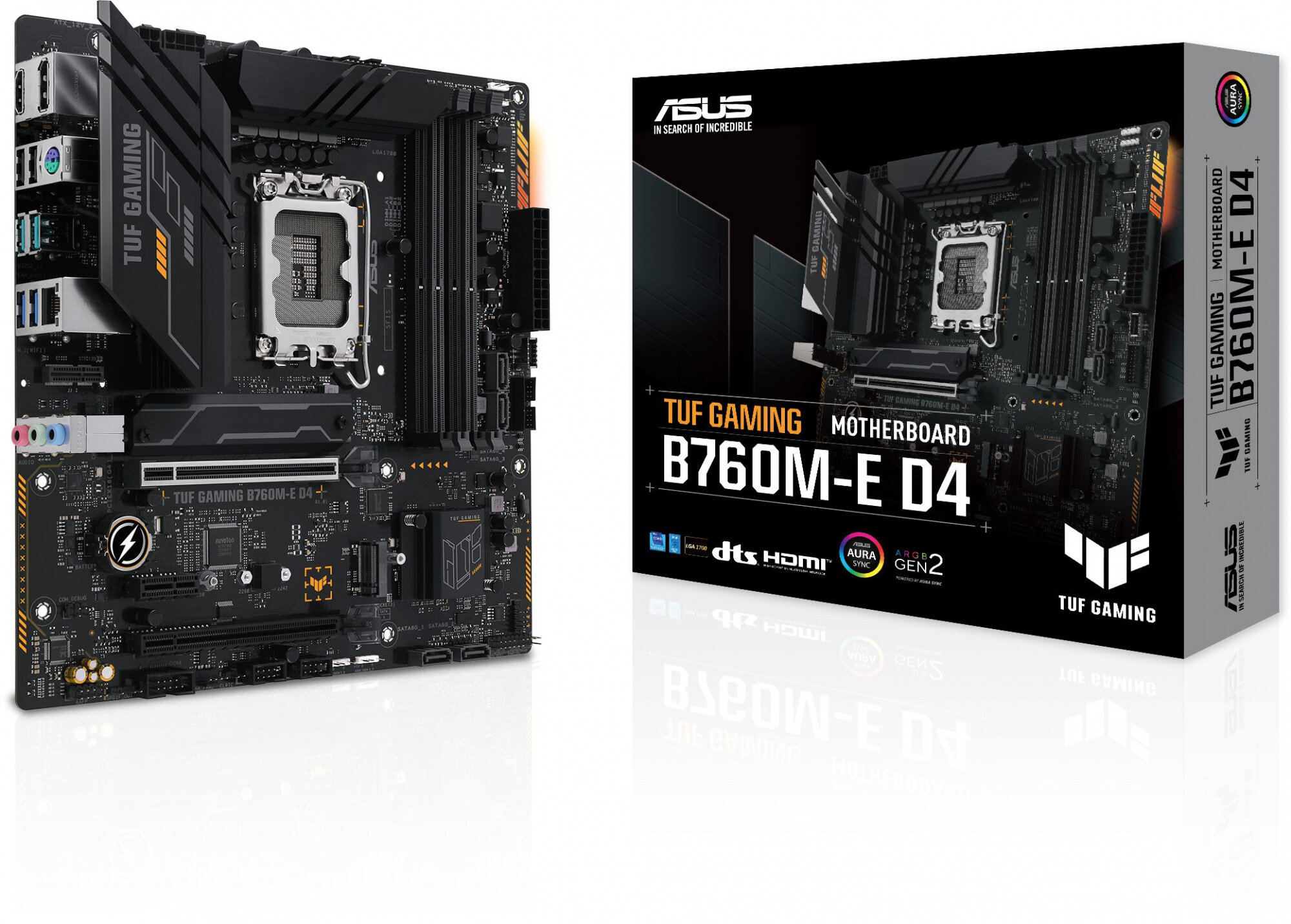 Материнская плата Asus TUF GAMING B760M-E D4, Soc-1700, Intel B760, mATX - фото №6