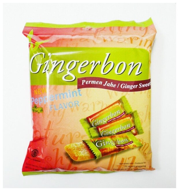 Имбирные конфеты Gingerbon Peppermint, 125 г - фотография № 2