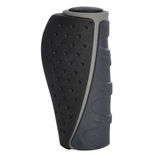 грипсы clarks с98 92 grip shift grips 92mm black Грипсы для велосипеда OXFORD Triple Density Ergo Gripshift Grips HG573GS черный/серый