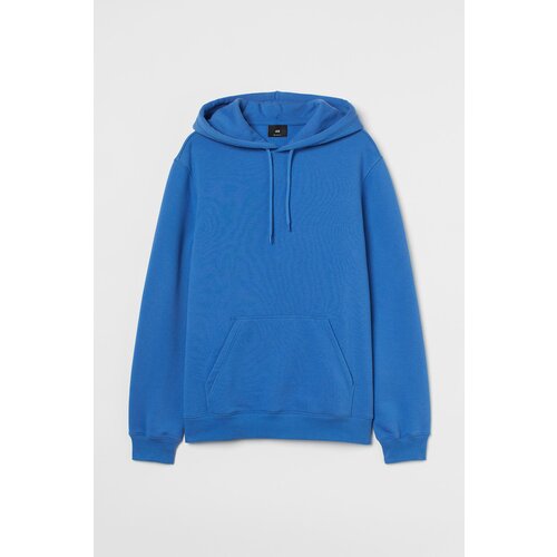 худи h Худи H&M Relaxed Fit Hoodie, размер S, синий