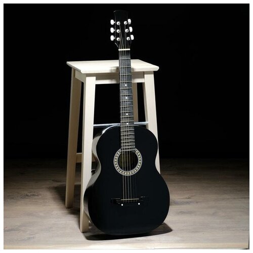 Акустическая гитара 6-ти струнная, менз. 650мм, струны металл, головка без пазов