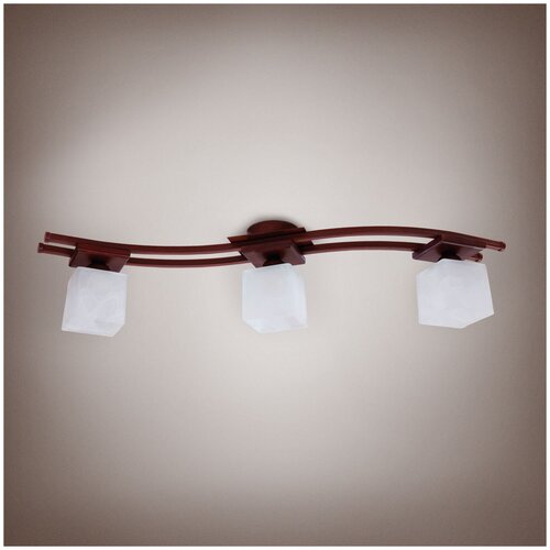 Люстра 14655 Венге глянец Квадро среднее Белый