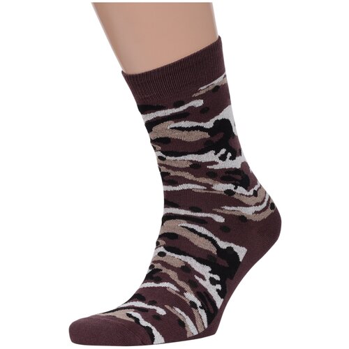 фото Мужские носки хох, 1 пара, размер 27, коричневый