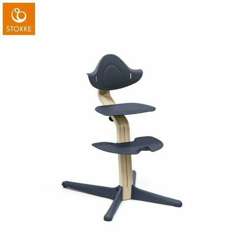 Растущий стульчик для кормления Stokke Nomi Natural Navy