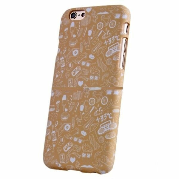 Чехол бампер накладка для телефона Apple iPhone 5/5S/SE Canyon бежевый, айфон 5