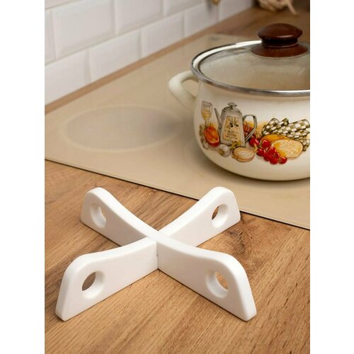 Подставка под горячее настольная разборная из искусственного камня