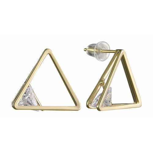 Комплект серег UVI, кристалл