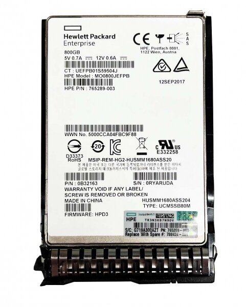 Жесткий диск HP 779172-B21 800Gb SAS 2,5" SSD