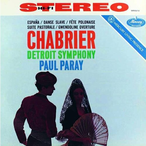 Виниловая пластинка Paul Paray - The Music of Chabrier. 1 LP (Half Speed Master) paul paray conducts french orchestral music