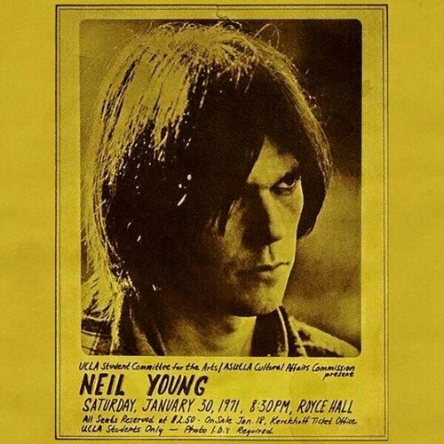 Виниловая пластинка NEIL YOUNG - ROYCE HALL 1971 young neil виниловая пластинка young neil royce hall 1971