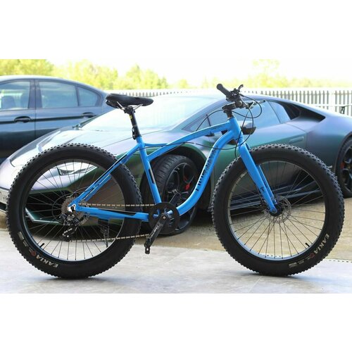 Велосипед Фэтбайк Fatbike Richiesto ТT1198s 26 Алюминиевая рама Гидравлический тормоз Взрослый Мужской Женский Подростковый синий 3165000₽
