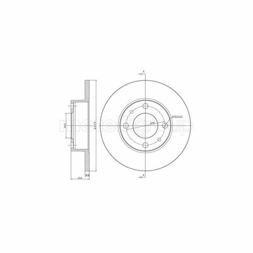 Тормозной Диск METELLI 230014 1612₽