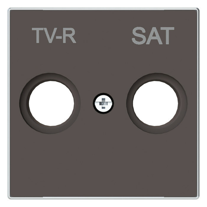 2CLA855010A6301 Накладка на розетку телевизионную ABB Sky скрытый монтаж тауп 8550.1 TP