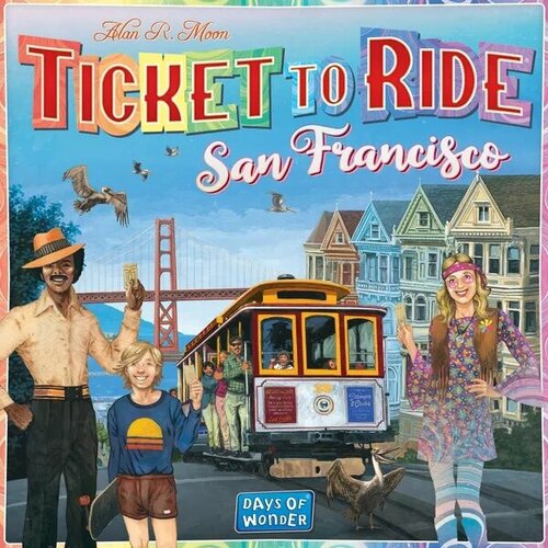 Ticket to Ride: San Francisco (на английском языке) 2021 the resistance game english version home party for adult kids series board game playing cards game gifts free shipping