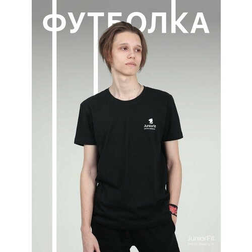 фото Футболка juniorfit, размер xs, черный