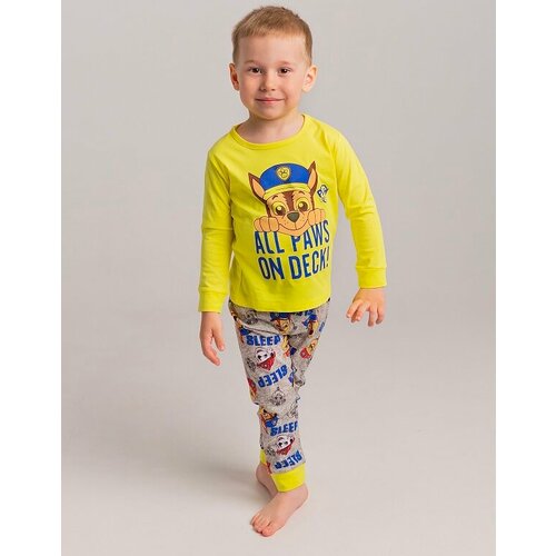 Пижама, размер 116/122, желтый
