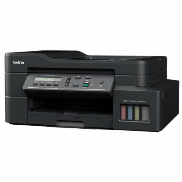 МФУ струйный BROTHER InkBenefit Plus DCP-T820DW, A4, цветной, струйный, черный [dcpt820dwr1] - фото №9