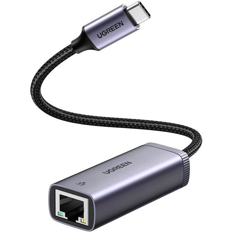 Адаптер Ugreen CM483 USB-C Gigabit Ethernet Adapter Grey 40322