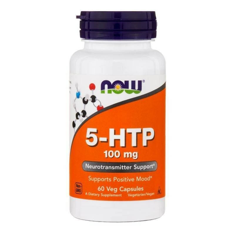 Аминокислота NOW 5-HTP 100 mg, нейтральный, 60 шт.