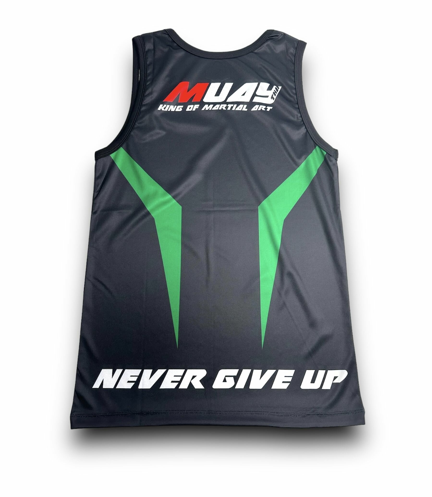 Футболка Born to be Muaythai, размер L, черно-зеленый — фото 1