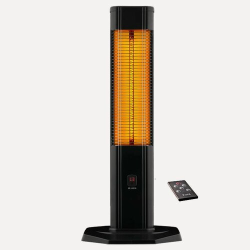 Изображение товара Напольный обогреватель Luxeva LXV 2500-VR black, карбоновый, 3 режима, 25кв. м, черный, IP44