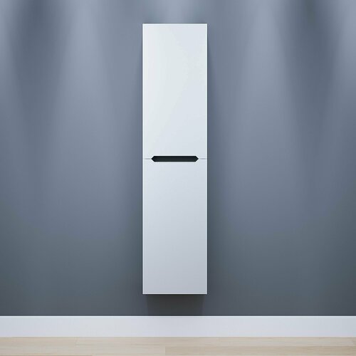 Шкаф-пенал для ванной Uperwood Tanos 3327150 см подвесной белыйграфит левый 29484₽