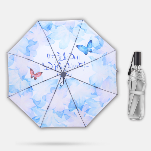 зонт от солнца китайский зонтик уф зонтик Зонт Beutyone, голубой