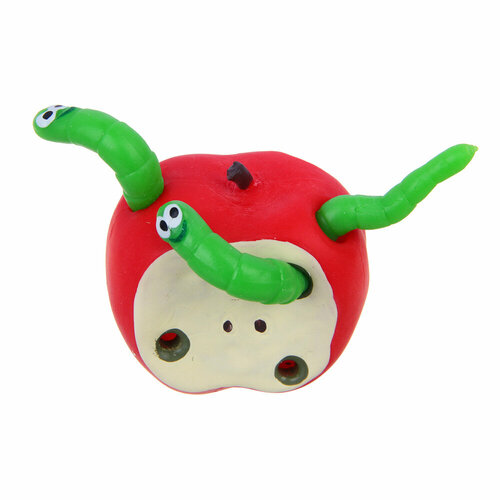 Игроленд Игрушка антистресс-головоломка Яблочко с червячками TPR 55х5см 2 штуки 509₽