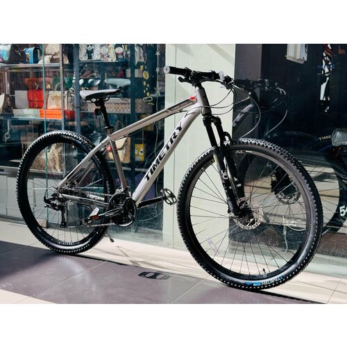Велосипед горный скоростной TimeTry TT213 27s 29 дюймов взрослый мужской и женский для прогулки скоростной спортивный велик серый 34990₽