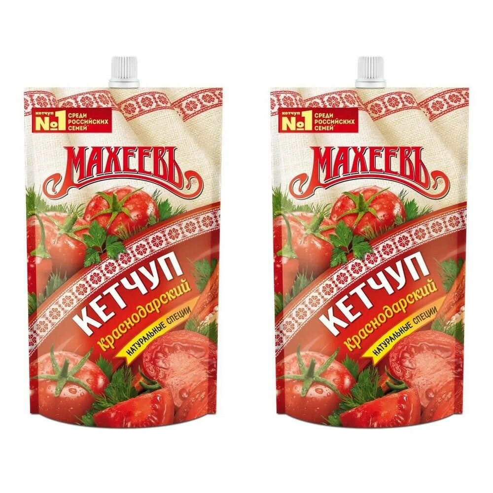 Махеевъ Кетчуп Краснодарский, 300 г, 2 шт