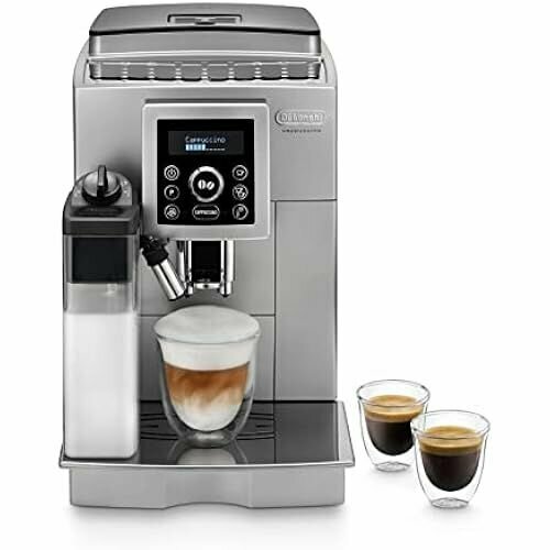 Полностью автоматическая кофемашина DeLonghi 23460 SB с молочной системой LatteCrema ECAM23460S серебристый класс энергопотребления A класс энергопотребления A 14269300₽